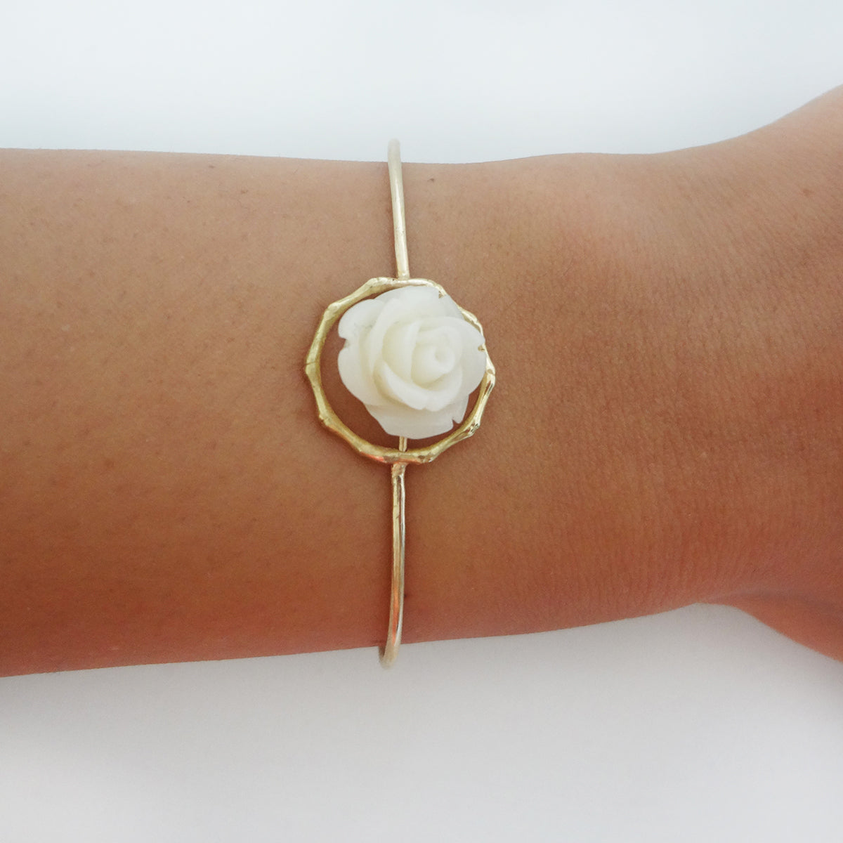 Single Rose Bangle